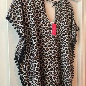 Bathing suit Cover Up, Animal Print